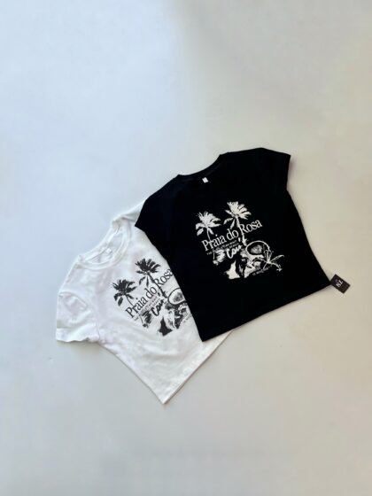 Remera Praia do Rosa negro